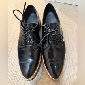 Vince Patent Oxford Shoes
